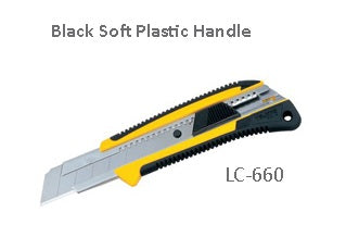 25mm Cutter with Black Soft Plastic Handle TAJIMA
