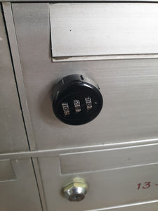 3-Digit Round Combi Lock 20mm