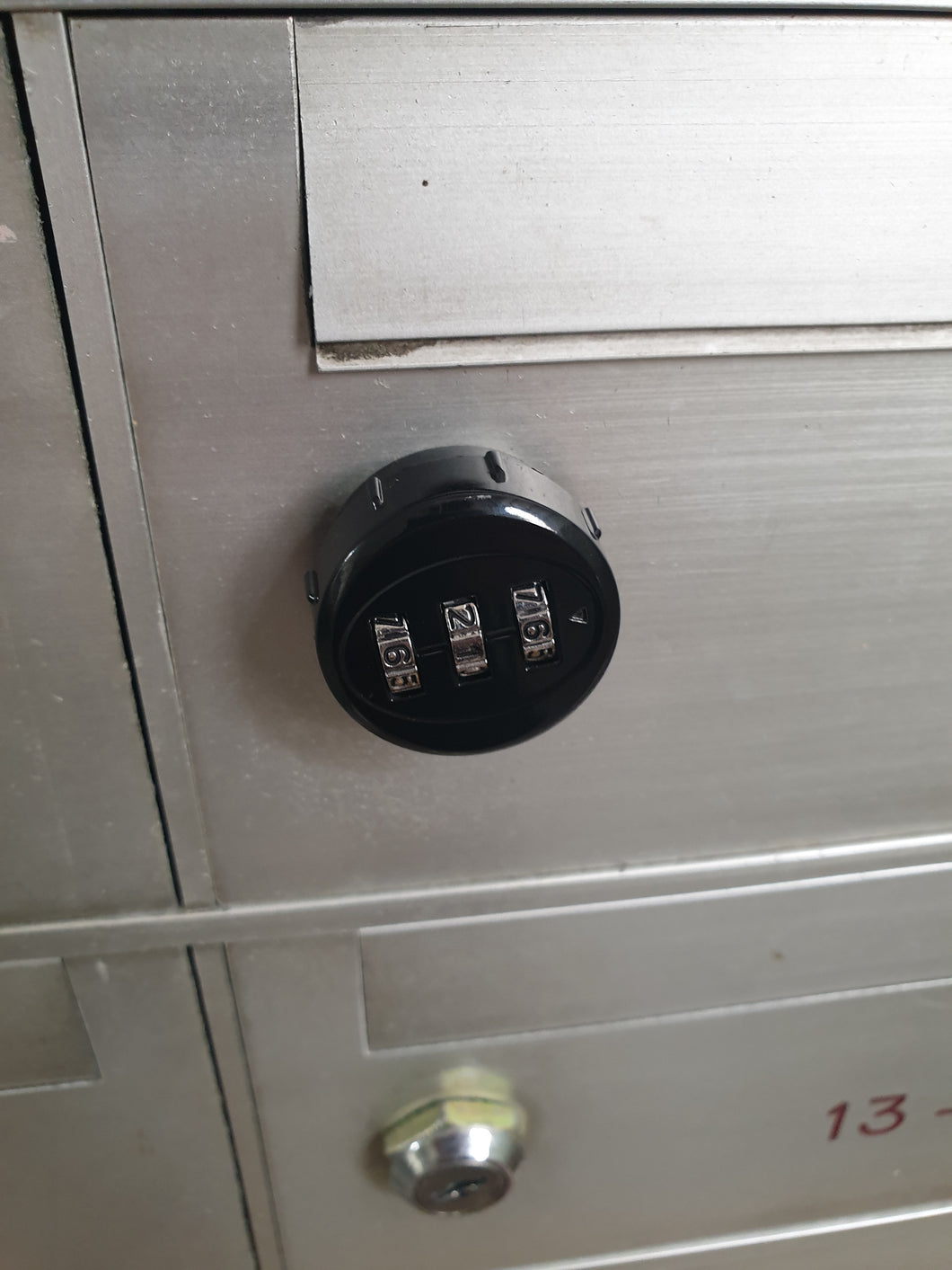 3-Digit Round Combi Lock 20mm
